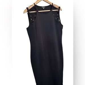 Elegant Black Sleeveless Dress
